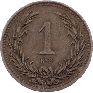 Franz Joseph I., 1 Filler 1892, KB, Kremnitz