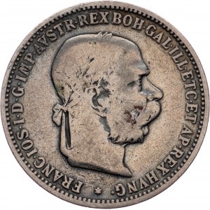 Franz Joseph I., 1 Krone 1892, Vienna