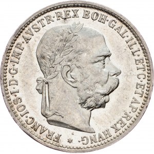 Franz Joseph I., 1 Krone 1893, Vienna