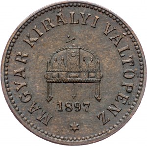 Franz Joseph I., 2 Fillér 1897, KB, Kremnitz