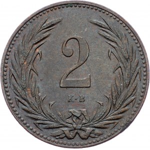 Franz Joseph I., 2 Fillér 1897, KB, Kremnitz