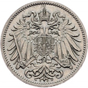 Franz Joseph I., 20 Heller 1907, Vienna