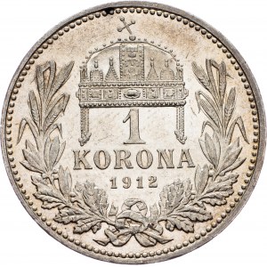 Franz Joseph I., 1 Korona 1912, KB, Kremnitz