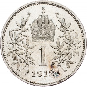 Franz Joseph I., 1 Krone 1912, Vienna