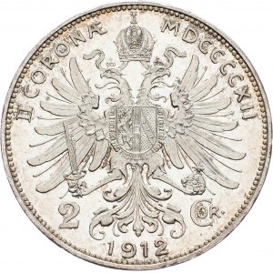 Franz Joseph I., 2 Krone 1912, Vienna