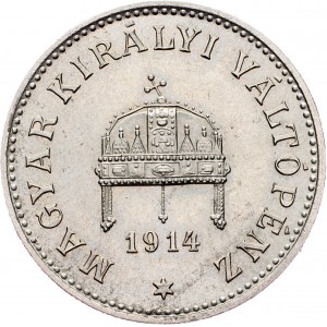 Franz Joseph I., 20 Füller 1914, KB, Kremnitz