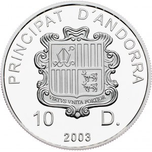 Andorra, 10 Diners 2003