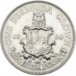 Bermuda, 1 Crown 1964, London