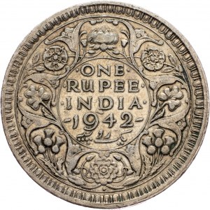 British India, 1 Rupee 1942, Bombay
