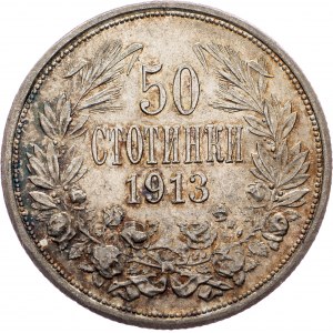 Bulgaria, 50 Stotinki 1913