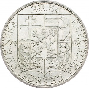 Czechoslovakia, 20 Korun 1937, Kremnitz