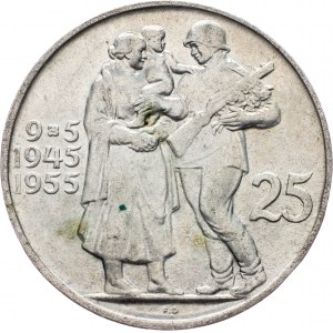 Czechoslovakia, 25 Korun 1955