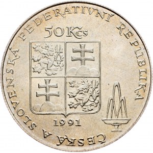 Czechoslovakia, 50 Korun 1991