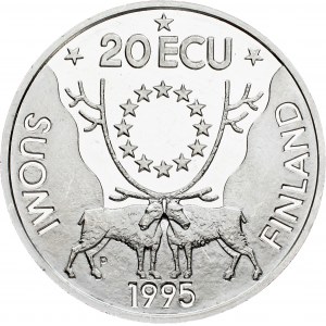 Finland, 20 ECU 1995