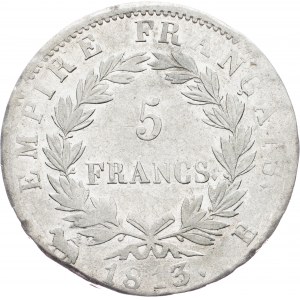 France, 5 Francs 1813, B