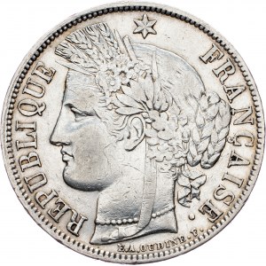 France, 5 Francs 1850, A