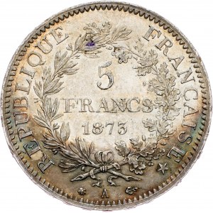 France, 5 Francs 1873, A