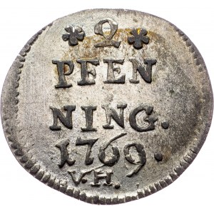 Germany, 2 Pfennig 1769