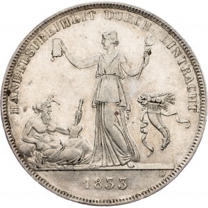 Germany, 1 Thaler 1833, W