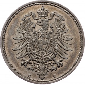 Germany, 10 Pfennig 1874, C