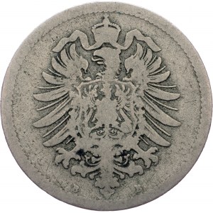 Germany, 10 Pfennig 1875, B