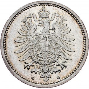Germany, 50 Pfennig 1875, G