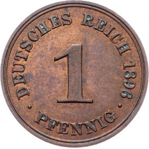 Germany, 1 Pfennig 1896, A