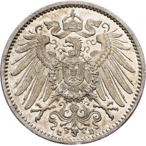 Germany, 1 Mark 1907, D