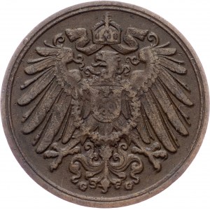 Germany, 1 Pfennig 1908, G