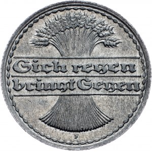 Germany, 50 Pfennig 1922, F