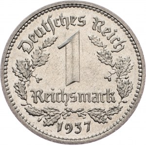 Germany, 1 Mark 1937, F