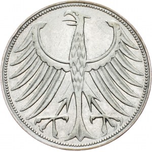 Germany, 5 Mark 1957, G