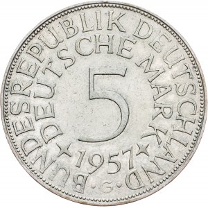 Germany, 5 Mark 1957, G