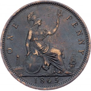 Great Britain, 1 Penny 1865