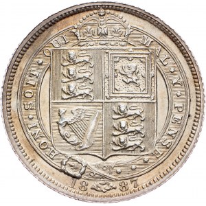 Great Britain, 6 Pence 1887