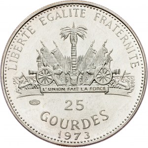 Haiti, 25 Gourdes 1973