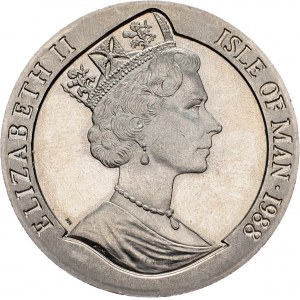 Isle of Man, 1 Crown 1988