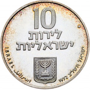 Israel, 10 Lirot 1972, Jerusalem