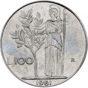 Italy, 100 Lire 1961, R