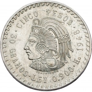 Mexico, 5 Pesos 1948, Mexico