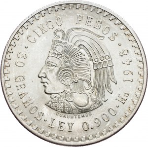 Mexico, 5 Pesos 1948, Mexico