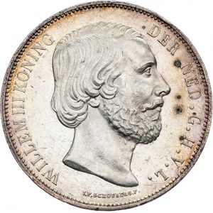 Netherlands, 2 1/2 Gulden 1872, Utrecht