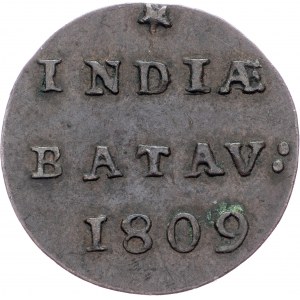 Netherlands East Indies, 1/2 Duit 1809