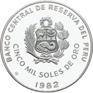 Peru, 5000 Soles Oro 1982