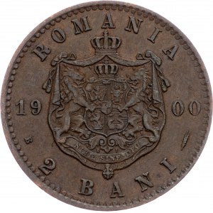 Romania, 2 Bani 1900, Hamburg