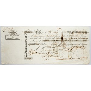 Russia, Bill of Exchange for 1600 Florins 1835, Odessa