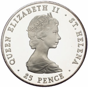 St. Helena, 25 Pence 1981