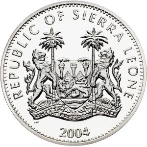 Sierra Leone, 10 Dollars 2004