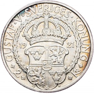 Sweden, 2 Kronor 1921