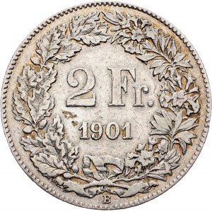 Switzerland, 2 Francs 1901, Bern